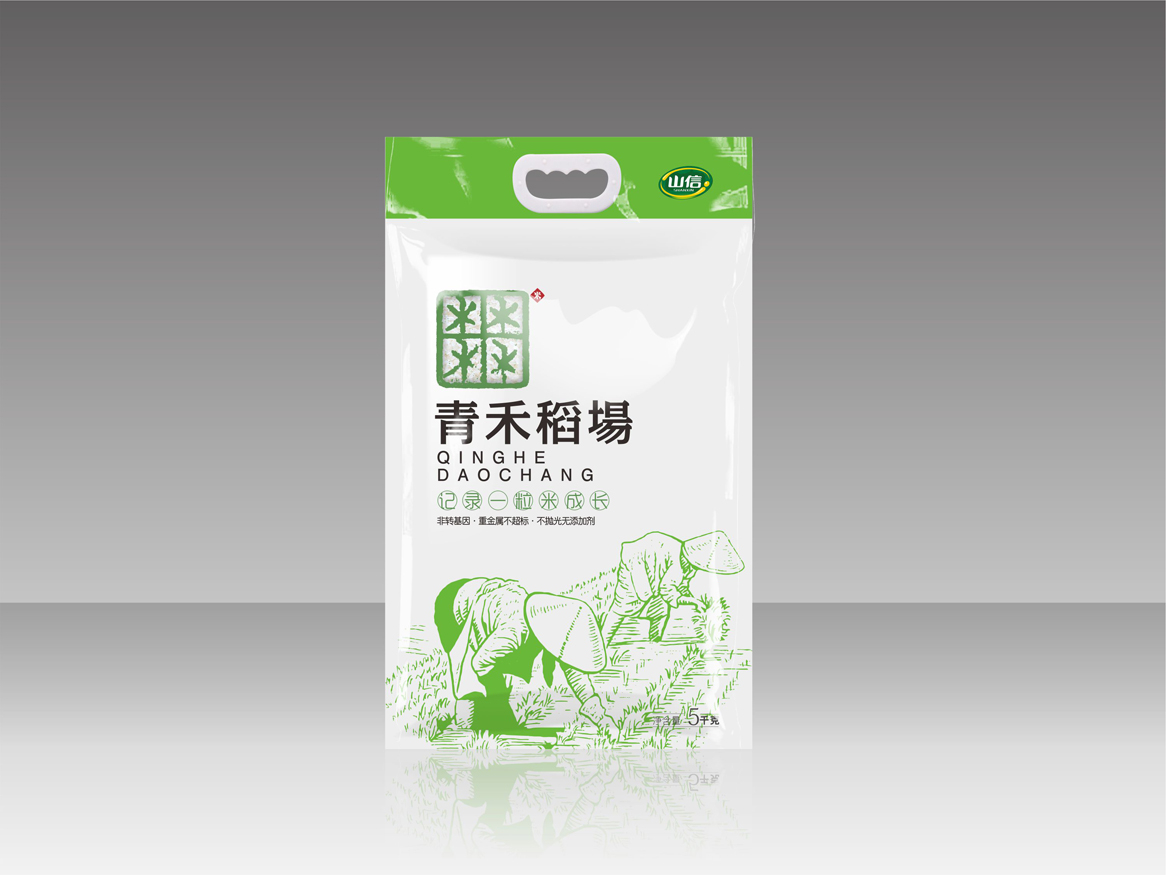 青禾稻场大米品牌包装设计